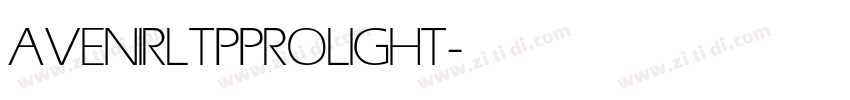 AVENIRLTPPRO LIGHT字体转换